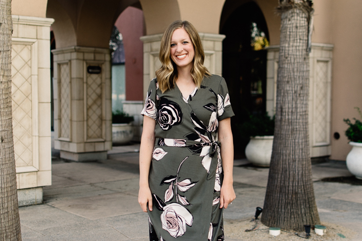 Allie Olson – Highlands Wrap Dress