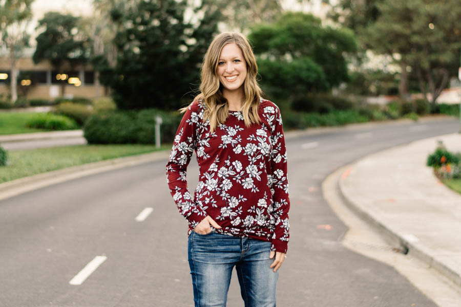 Hey June – The Lane Raglan, Neckline Adjustment