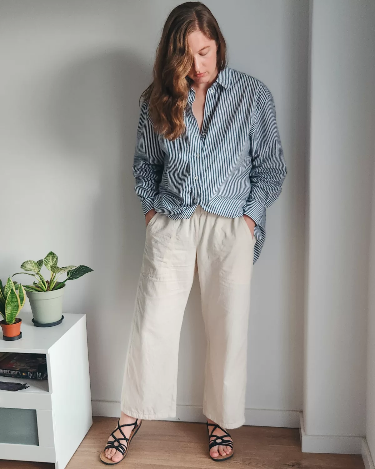 Viki Sews – Cynthia Blouse & Beige Slacks