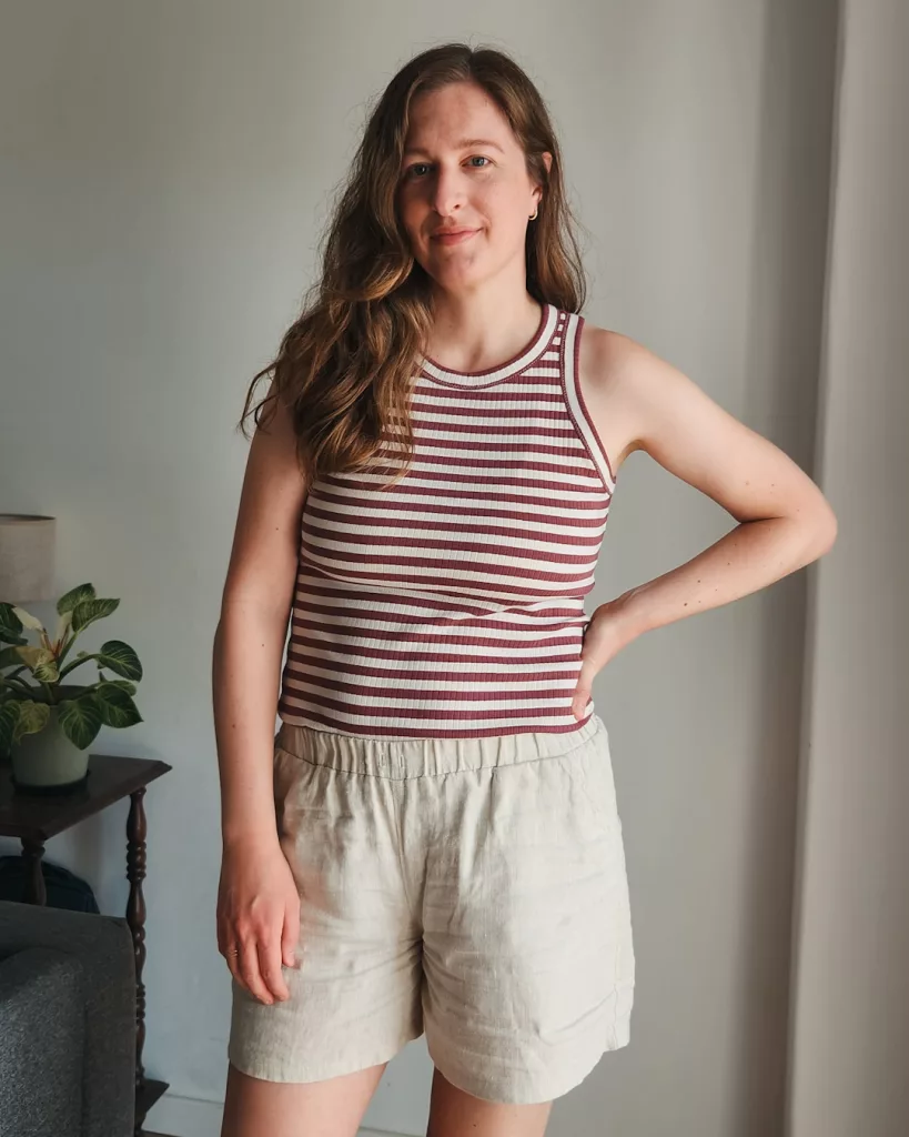 Paradise Patterns Blomma Tank | The Sewing Things Blog