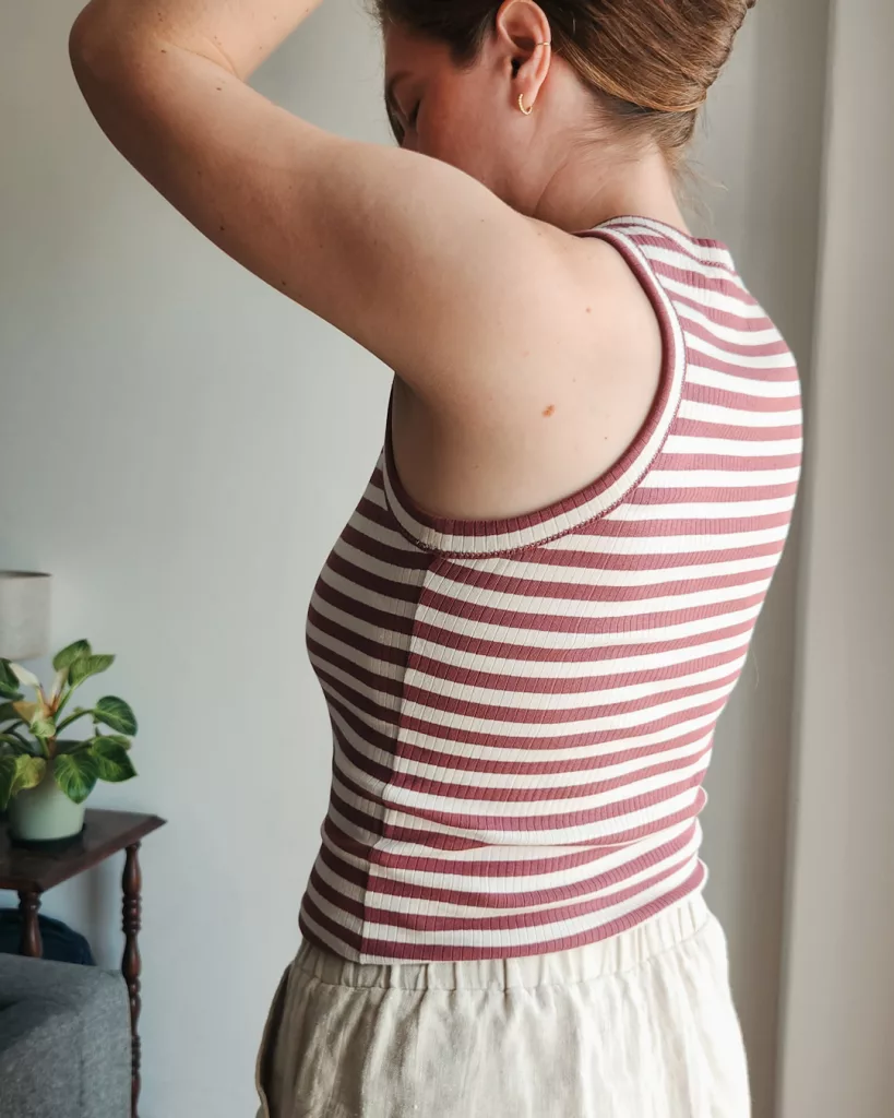 Paradise Patterns Blomma Tank | The Sewing Things Blog