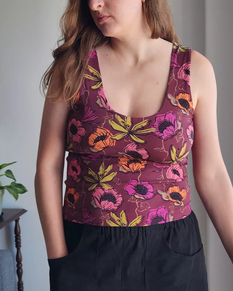 Weiland Tank by Elbe Textiles | The Sewing Things Blog
