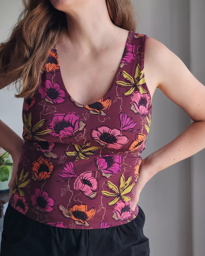 Weiland Tank by Elbe Textiles | The Sewing Things Blog